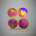 3D holographic honeycomb VOID warranty label/sticker printing with customized invisible black-light pattern